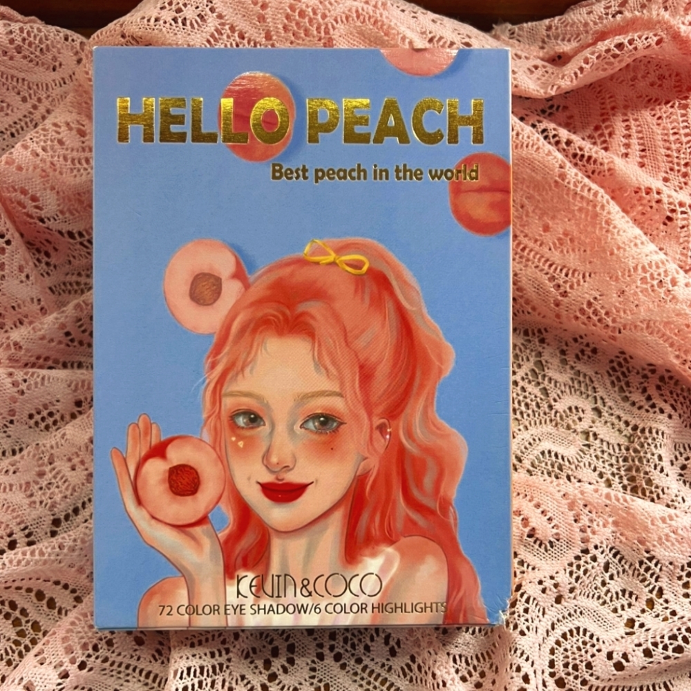 HELLO PEACHBest peach in the worldKEVIN&COCO 72 COLOR EYE SHADOW/6 COLOR HIG
